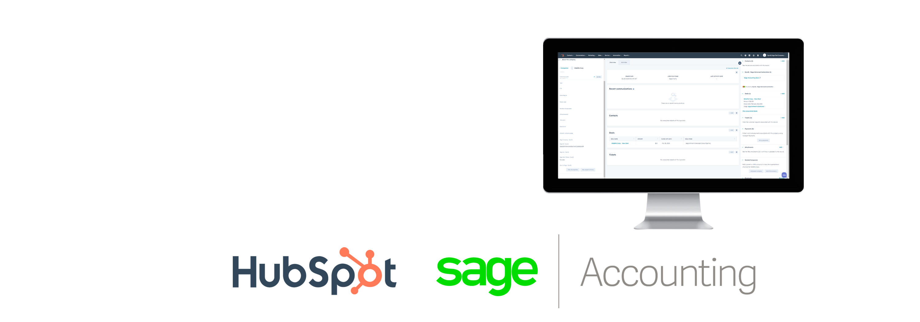 SyncQ Sage Accounting & Hubspot Sync Automation